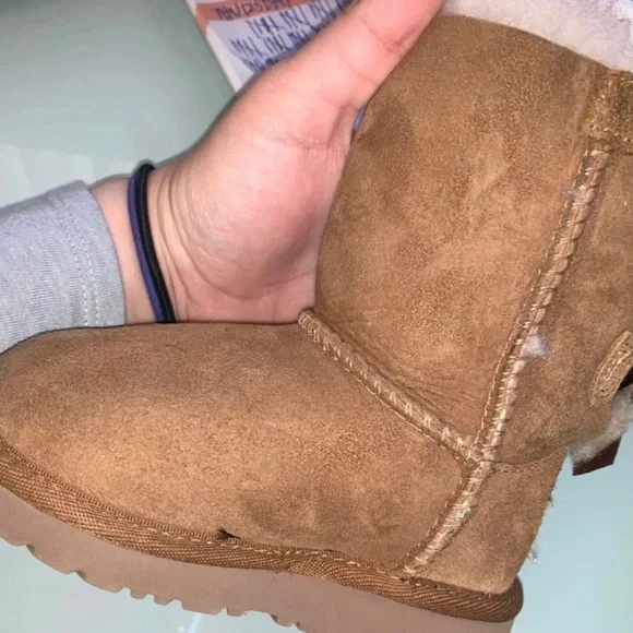 UGG toddler girl Bailey Bow boots